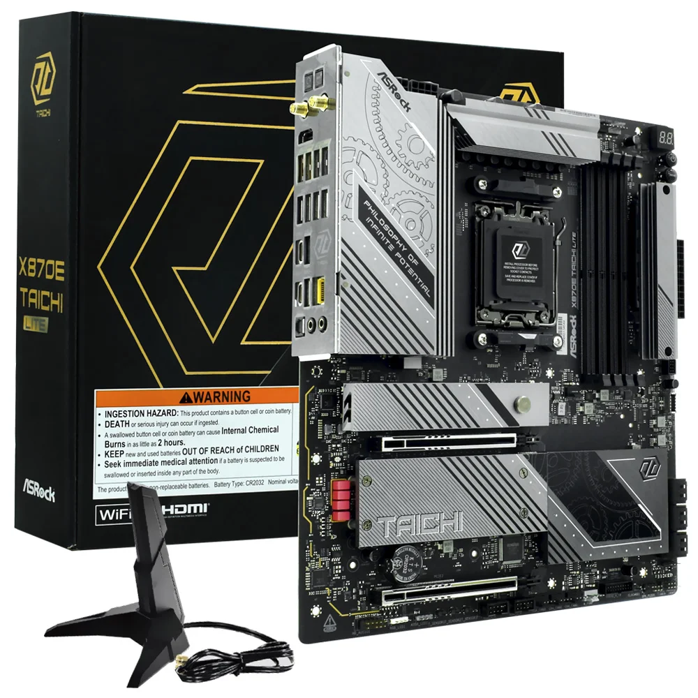 Placa Mãe Asrock X870e Taichi Lite Socket Am5 / Ddr5