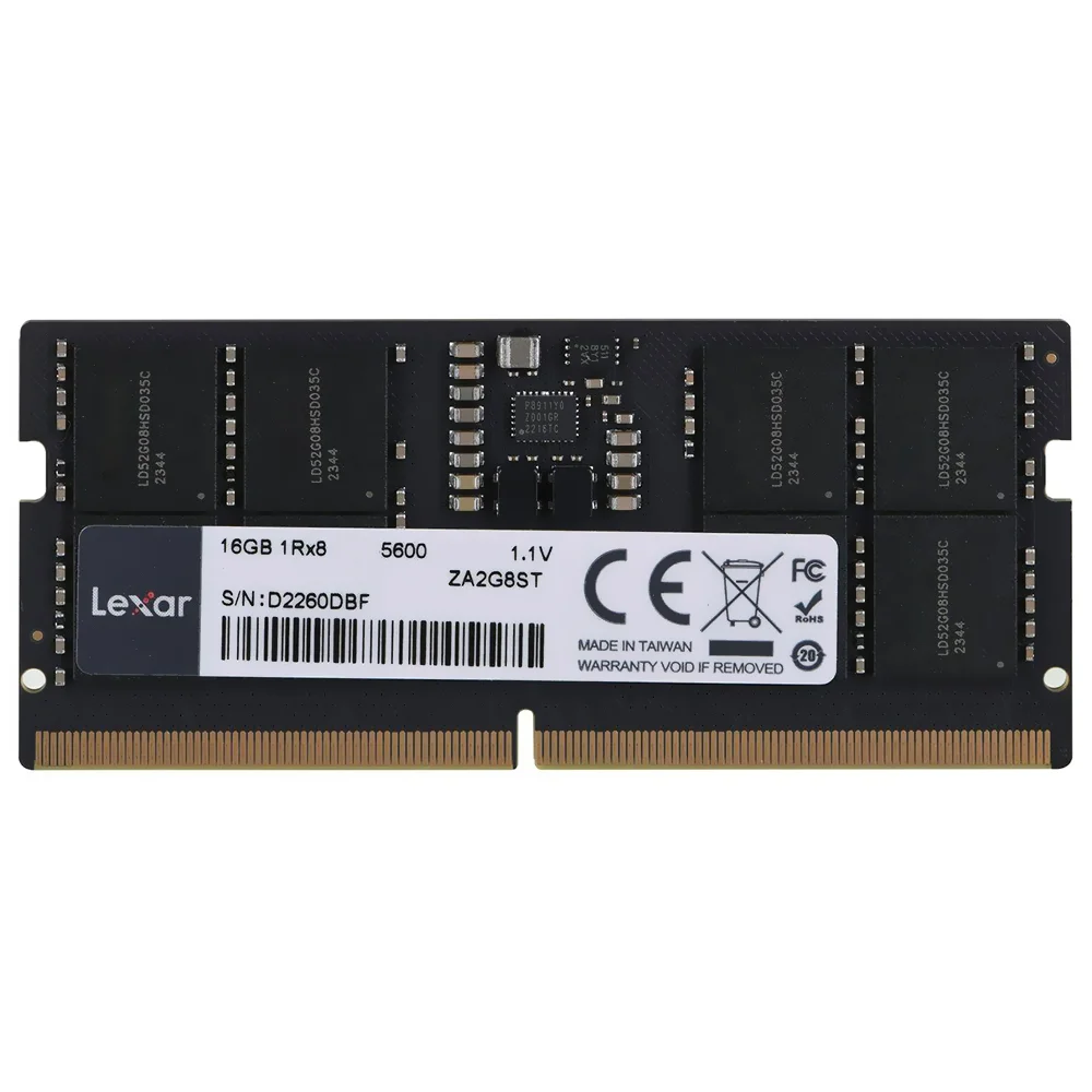 Imagem 3 de 3 do produto Memória Ram Para Notebook Lexar Ddr5 16gb 5600mhz - Ld5s16g56c46st-bgs