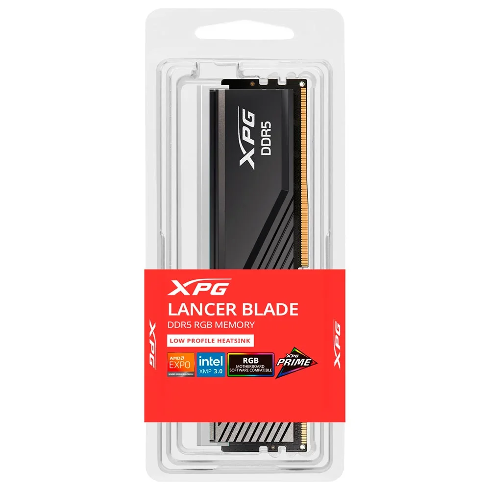 Imagem 2 de 3 do produto Memória Ram Adata Xpg Lancer Blade Ddr5 16gb 6000mhz RGB - Preto (ax5u6000c4816g-slabrbk)