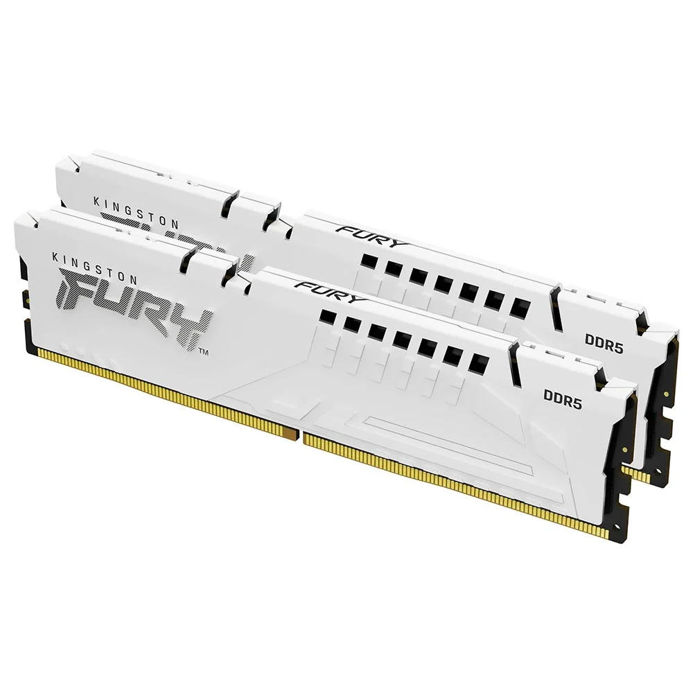 Imagem 3 de 3 do produto Memória Ram Kingston Fury Beast Ddr5 64gb (2x32gb) 5600mhz - Branco (kf556c40bwk2-64)