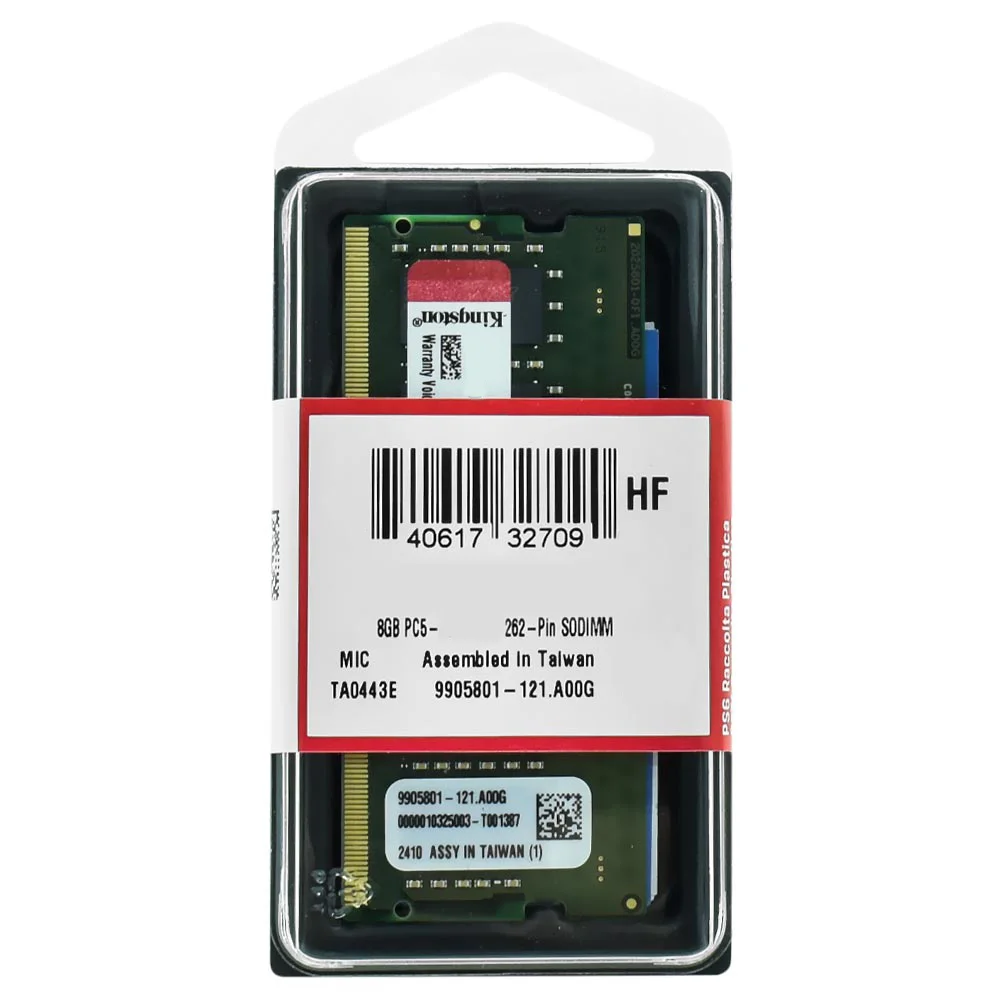 Imagem 2 de 3 do produto Memória Ram Para Notebook Kingston Ddr5 8GB 5600mhz - Kvr56s46bs6-8