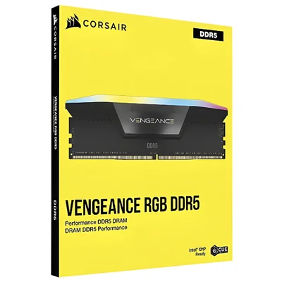 Memória Ram Corsair Vengeance RGB Ddr5 128GB (2x64gb) 6000mhz - Preto (cmh128gx5m2d6000c40)