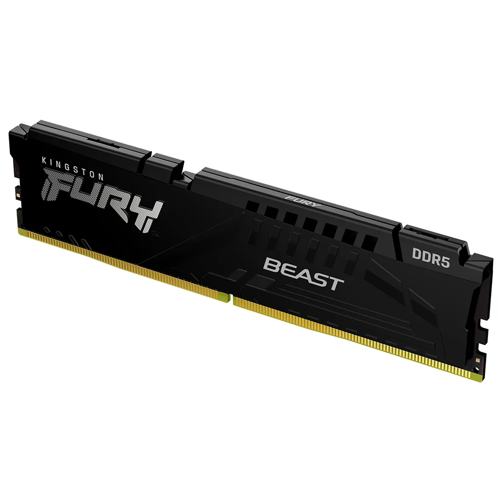 Imagem 3 de 3 do produto Memória Ram Kingston Fury Beast Ddr5 16gb 5200mhz - Preto (kf552c40bb/16)