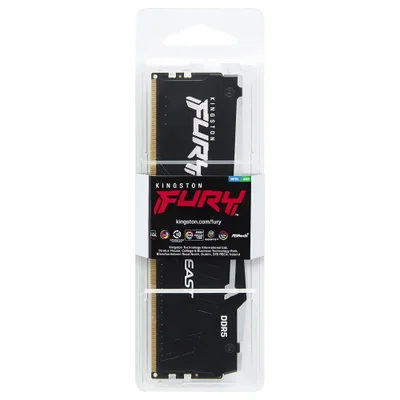 Memória Ram Kingston Fury Beast Ddr5 32gb 5600mhz RGB - Preto (kf556c40bb2a-32)