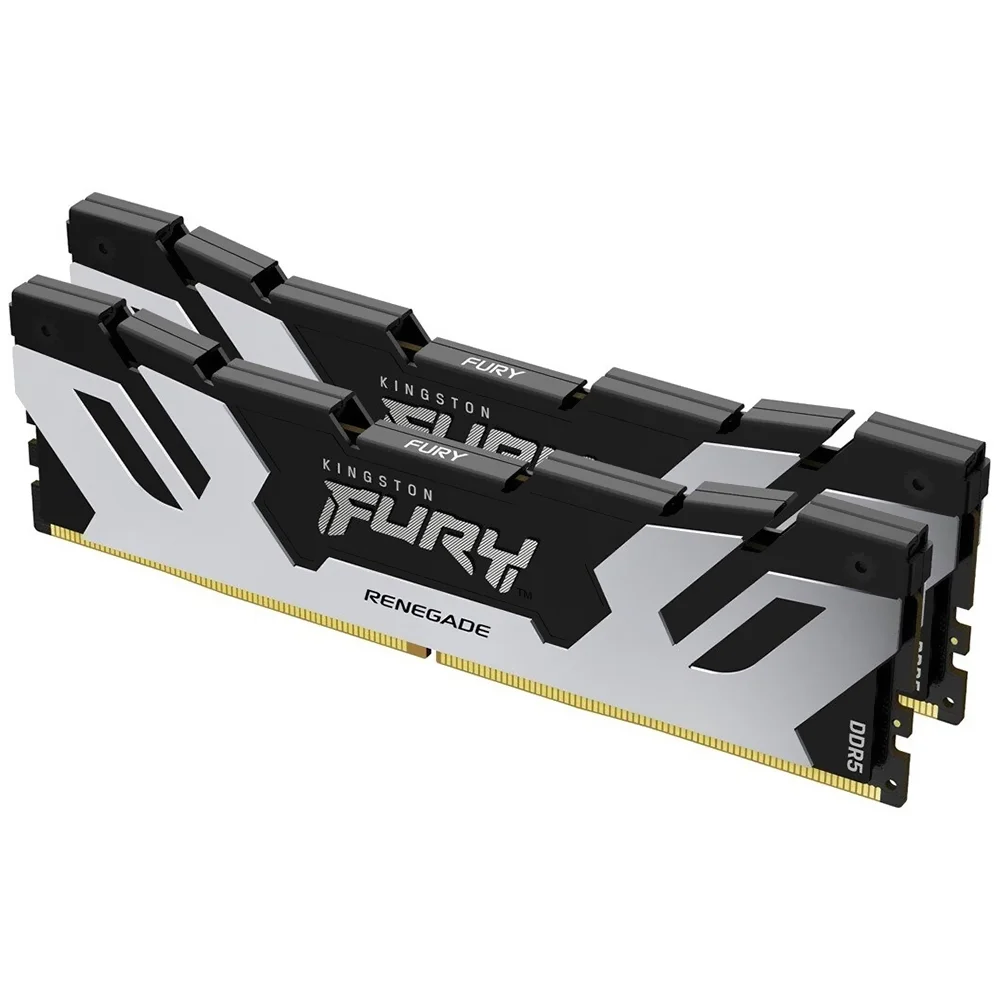 Imagem 3 de 3 do produto Memória Ram Kingston Fury Renegade Ddr5 96gb (2x48GB) 6400mhz - Preto / Prata (kf564c32rsk2-96)
