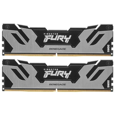 Memória Ram Kingston Fury Renegade Ddr5 96gb (2x48GB) 6000mhz - Preto / Prata (kf560c32rsk2-96)