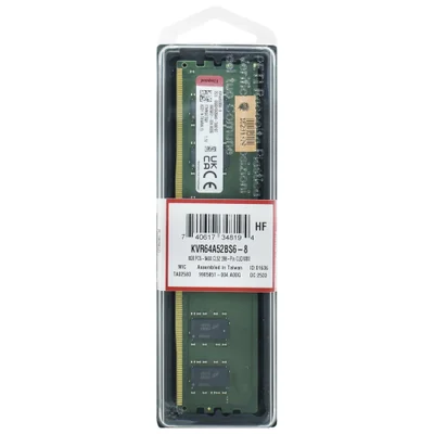 Memória Ram Kingston Ddr5 8GB 6400mhz - Kvr64a52bs6-8
