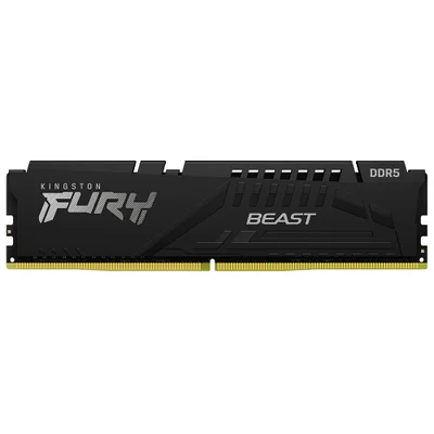 Memória Ram Kingston Fury Beast Ddr5 8GB 6000mhz - Preto (kf560c36bbe-8)