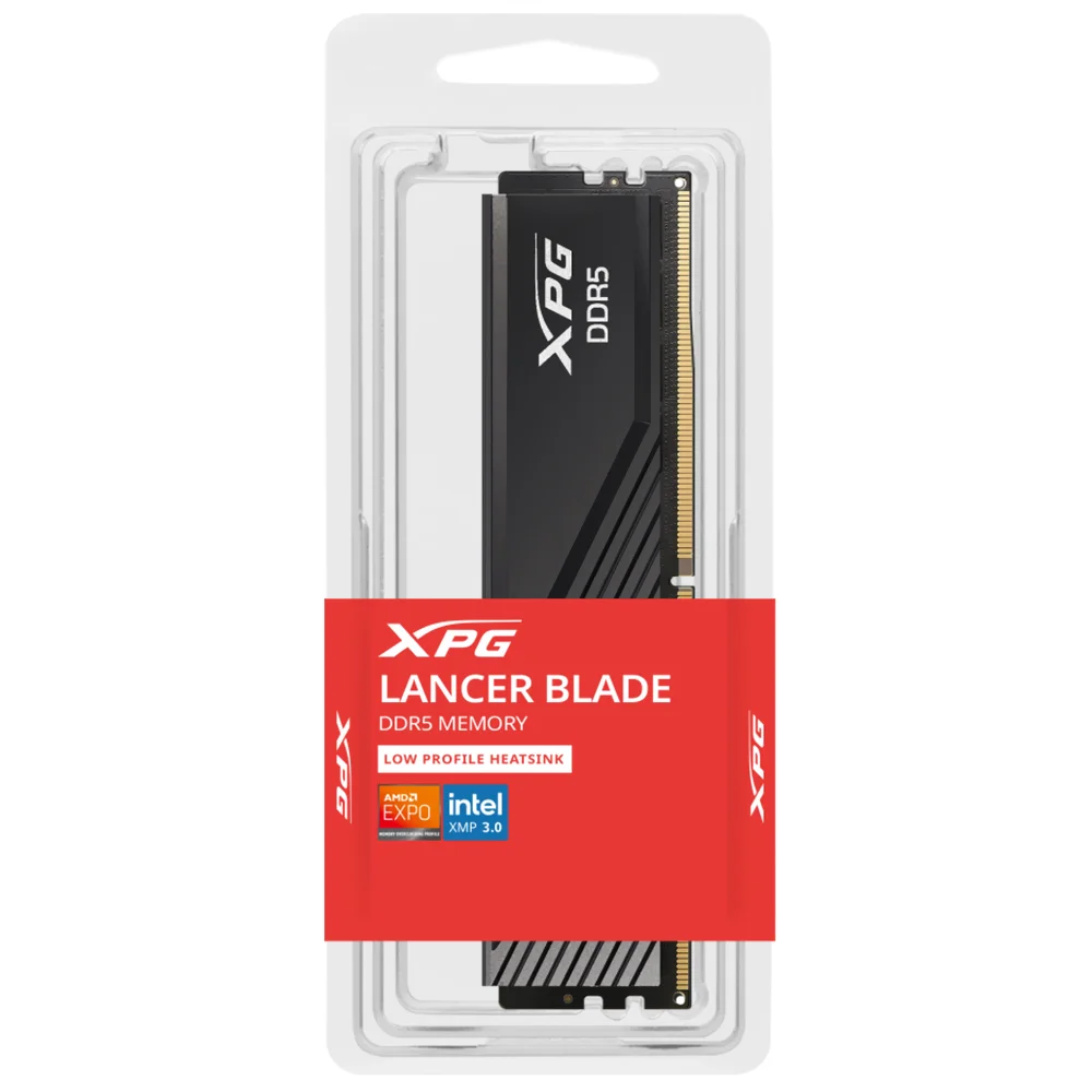 Imagem 2 de 3 do produto Memória Ram Adata Xpg Lancer Blade Ddr5 16gb 6000mhz - Preto (ax5u6000c4816g-slabbk)