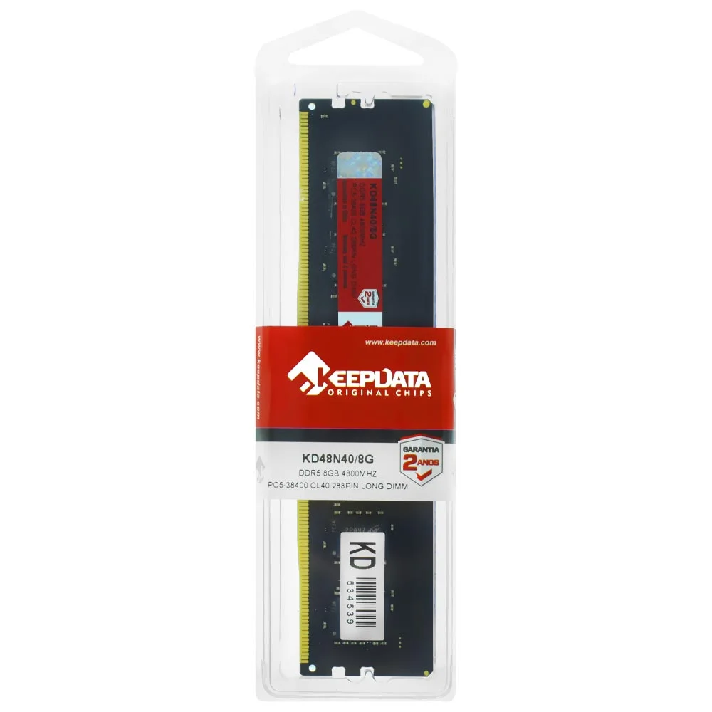 Imagem 2 de 3 do produto Memória Ram Keepdata Ddr5 8GB 4800mhz - Kd48n40/8g