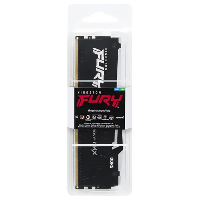 Memória Ram Macrovip Max By Kingston Fury Ddr5 16gb 6000mhz RGB - Preto (kf560c36bbe2a-16cllb)