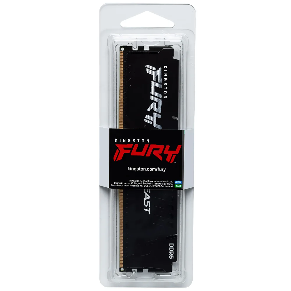Memória Ram Kingston Fury Beast Ddr5 16gb 6400mhz - Kf564c32bbe-16