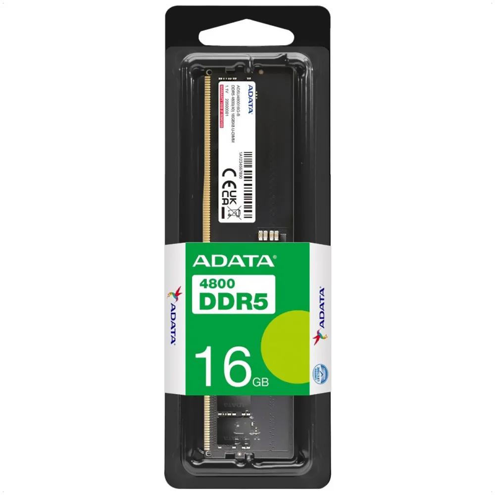 Imagem 2 de 3 do produto Memória Ram Adata Ddr5 16gb 4800mhz - Ad5u480016g-s