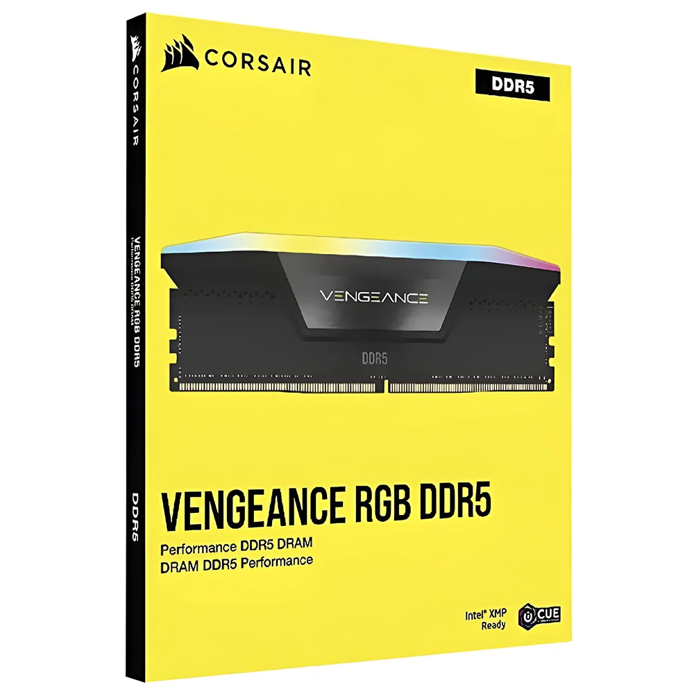 Imagem 2 de 3 do produto Memória Ram Corsair Vengeance RGB Ddr5 96gb (2x48GB) 5200mhz - Preto (cmh96gx5m2b5200c38)
