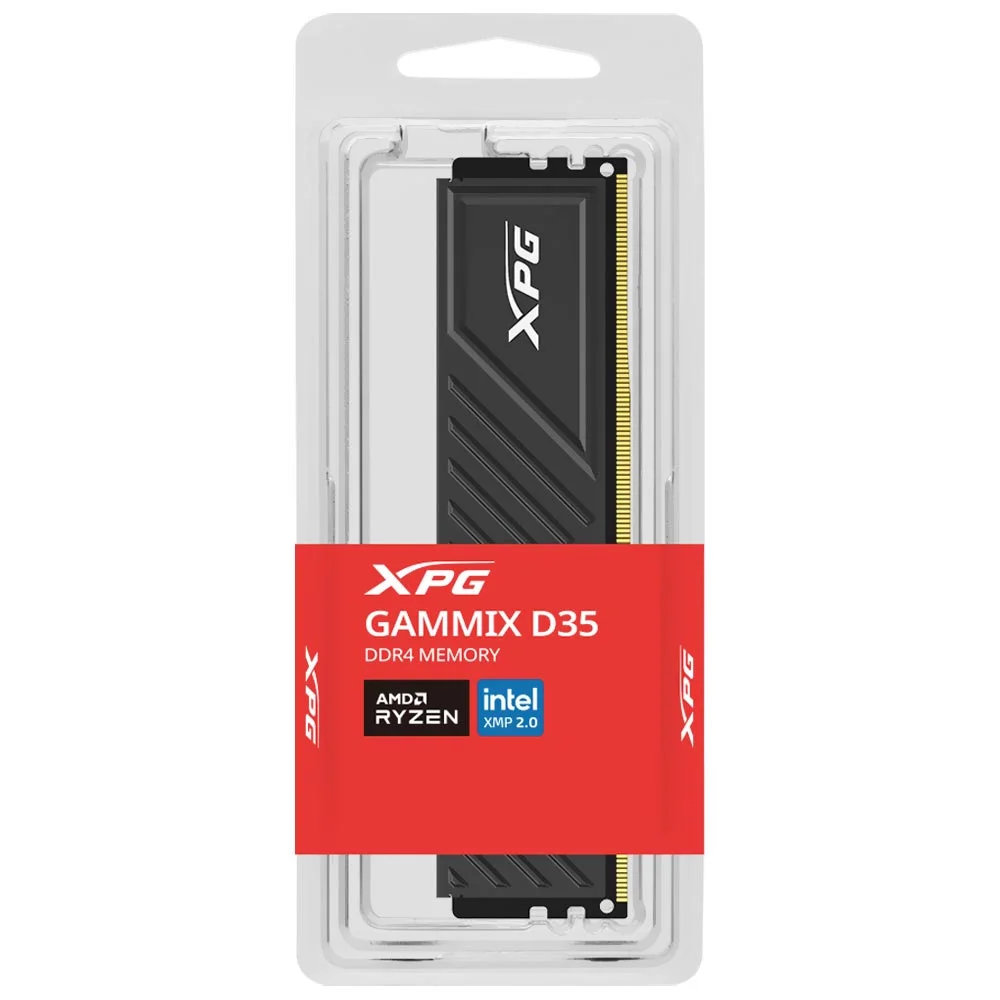 Imagem 3 de 3 do produto Memória Ram Adata Xpg Gammix D35 Ddr4 8GB 3200mhz - Preto (ax4u32008g16a-sbkd35)
