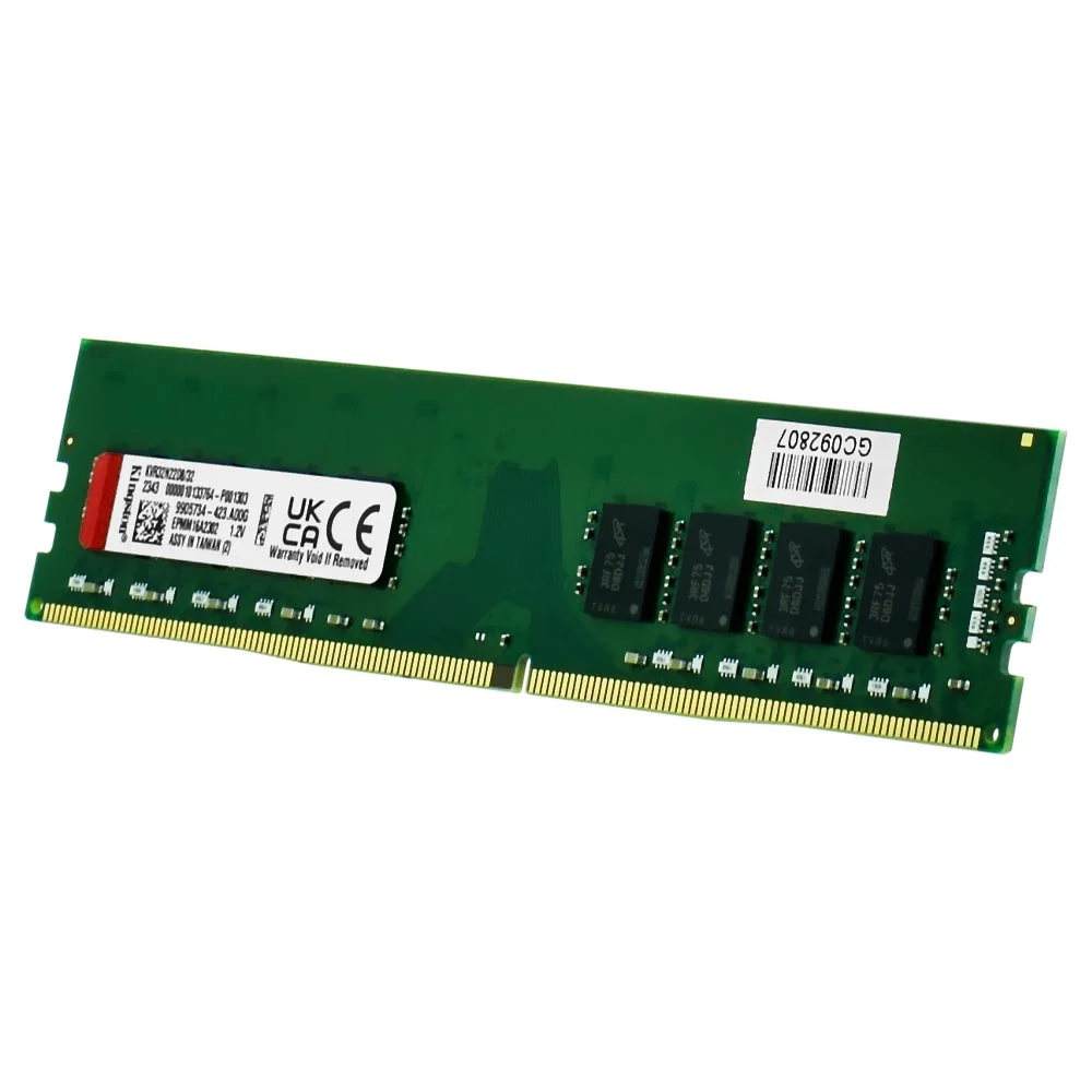 Imagem 2 de 3 do produto Memória Ram Kingston Ddr4 32gb 3200mhz - Kvr32n22d8/32