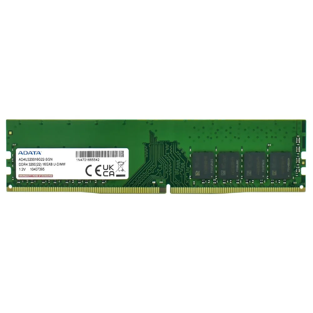 Memória Ram Adata Ddr4 16gb 3200mhz - Ad4u320016g22-sgn