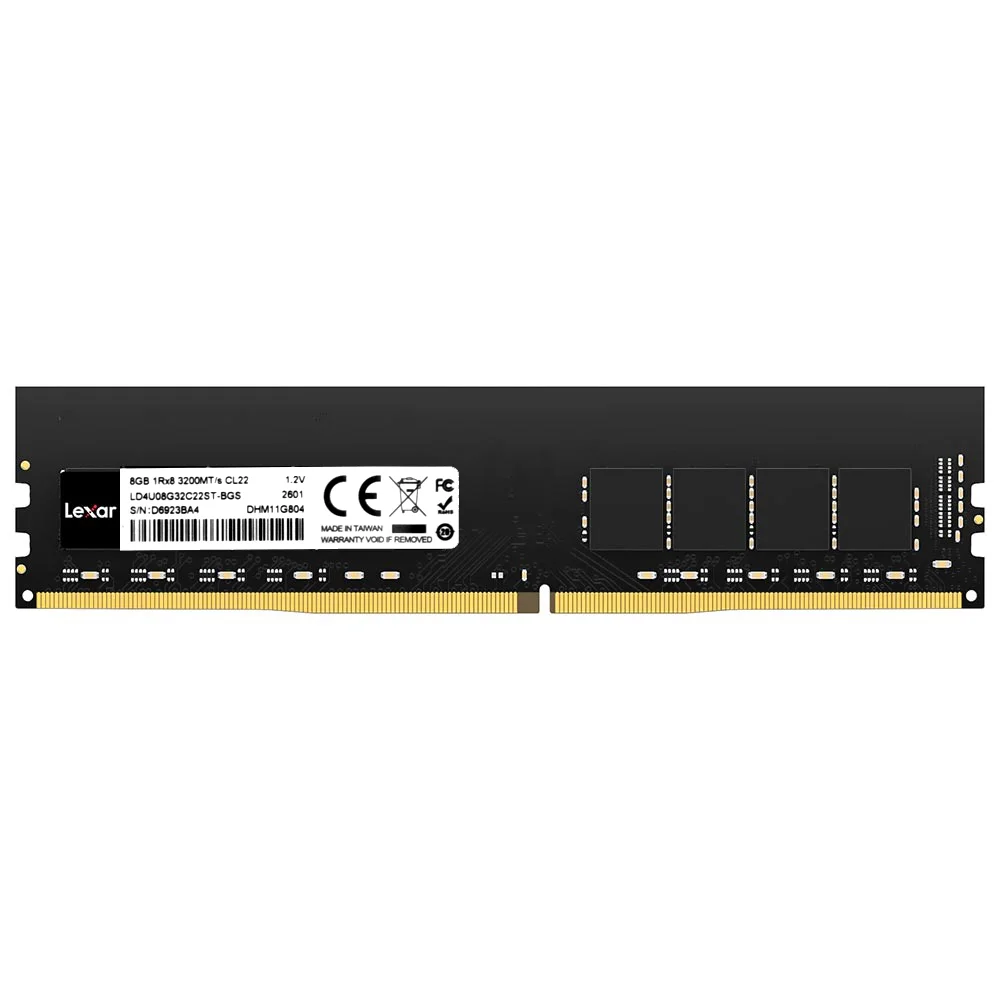 Memória Ram Lexar Ddr4 8GB 3200mhz - Ld4u08g32c22st-bgs