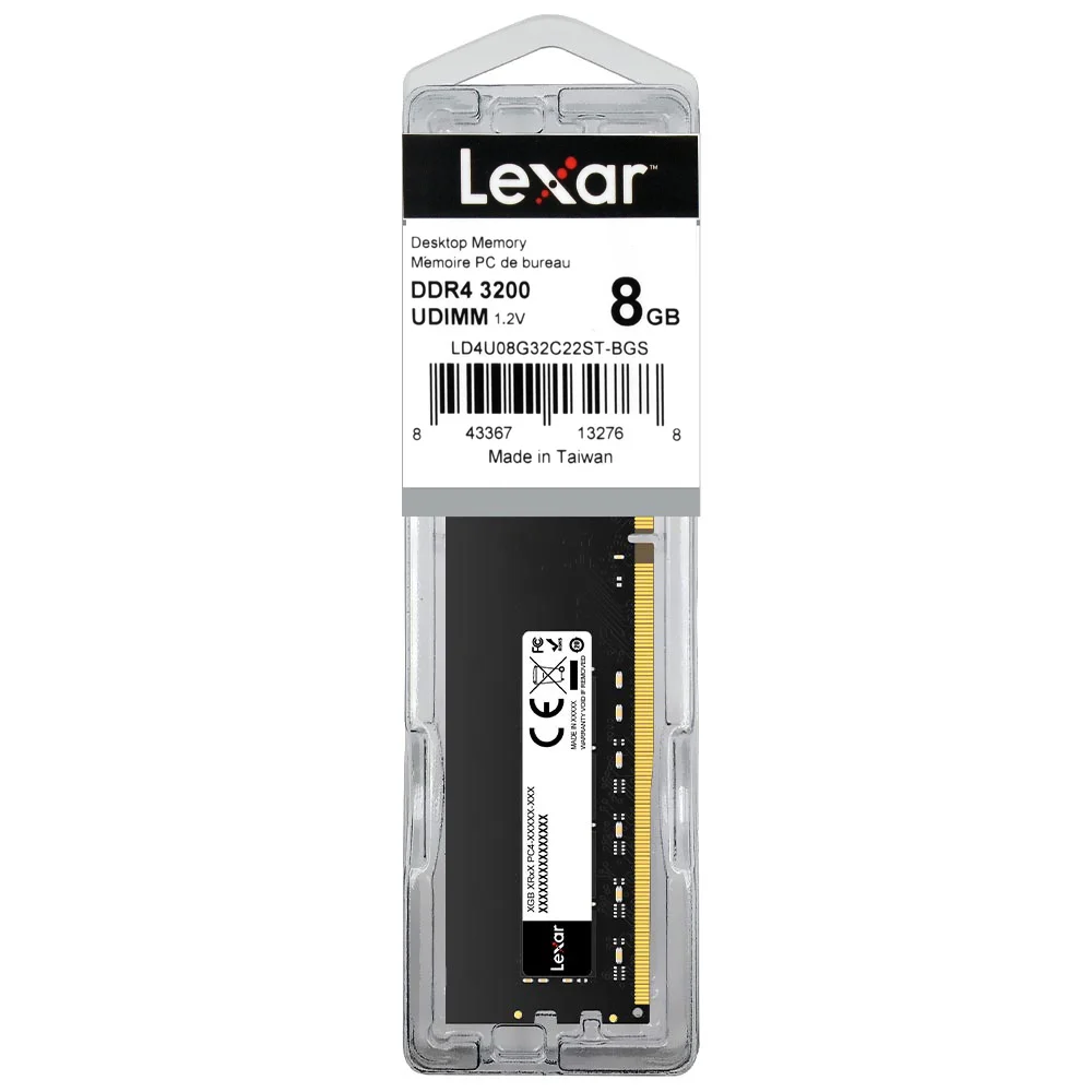 Imagem 2 de 2 do produto Memória Ram Lexar Ddr4 8GB 3200mhz - Ld4u08g32c22st-bgs