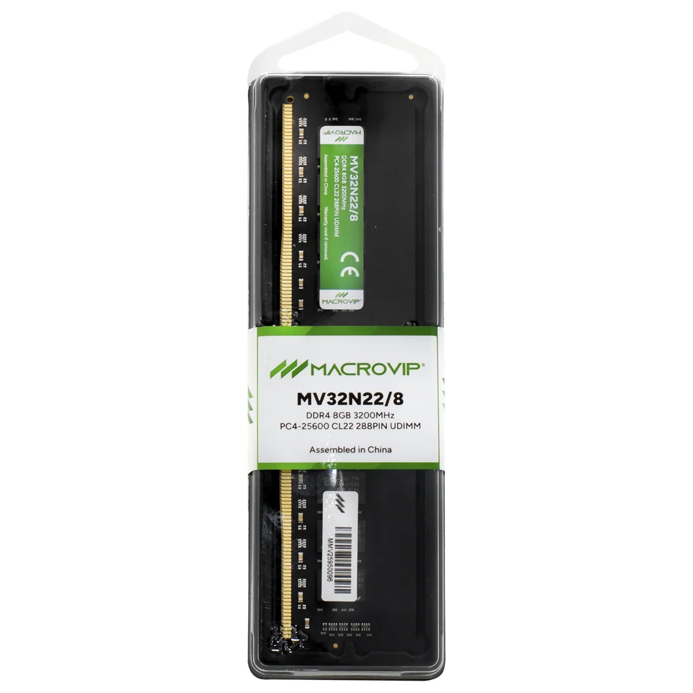 Imagem 3 de 3 do produto Memória Ram Macrovip Ddr4 8GB 3200mhz - Mv32n22/8