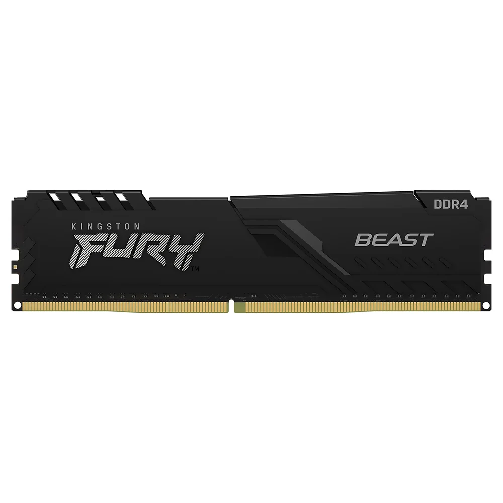 Memória Ram Kingston Fury Beast Ddr4 8GB 3200mhz - Preto (kf432c16bb/8)