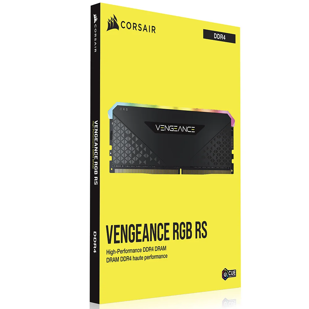 Imagem 3 de 3 do produto Memória Ram Corsair Vengeance RGB Rs Ddr4 32gb (2x16gb) 3200mhz - Preto (cmg32gx4m2e3200c16)