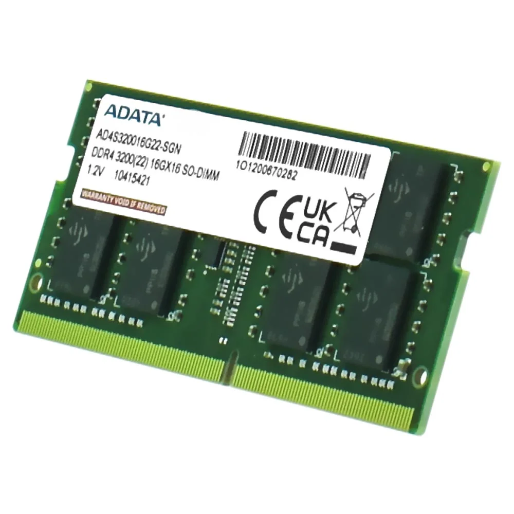 Imagem 3 de 3 do produto Memória Ram Para Notebook Adata Ddr4 16gb 3200mhz - Ad4s320016g22-sgn