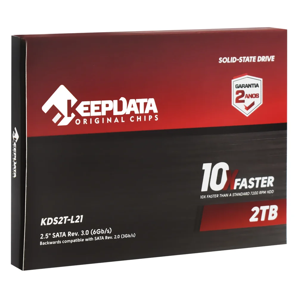 Imagem 2 de 2 do produto SSD Keepdata 2TB 2.5" Sata 3 - 10x Kds2t-l21