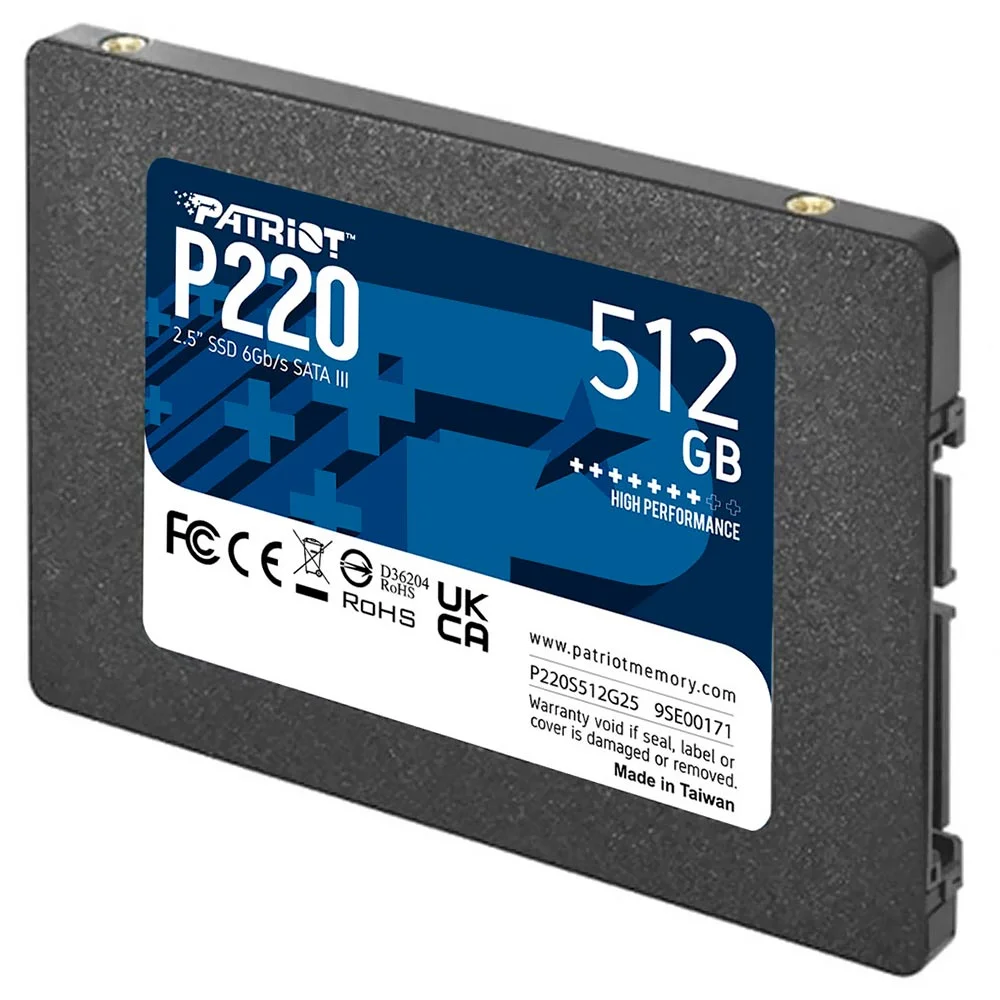 Imagem 3 de 3 do produto SSD Patriot 512gb P220 2.5" Sata 3 - P220s512g25