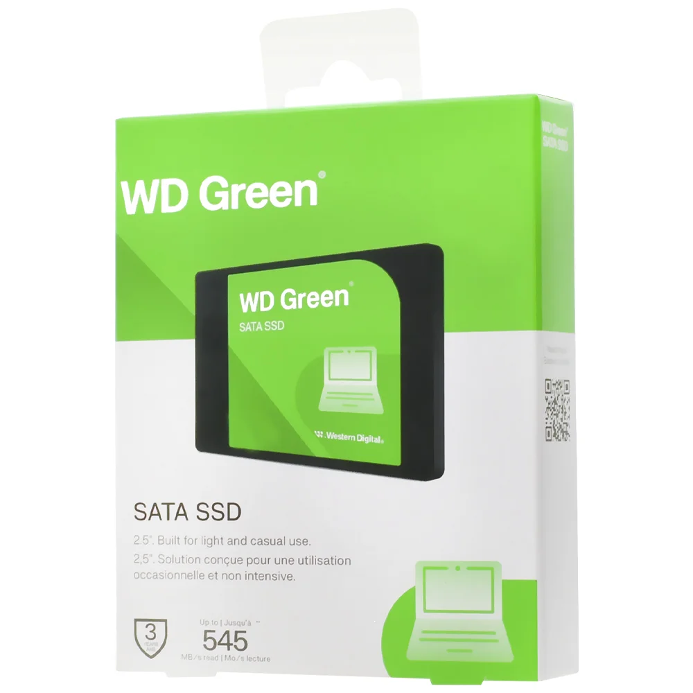 Imagem 2 de 2 do produto SSD WD 250gb Western Green 2.5" Sata 3 - Wds250g5g0a