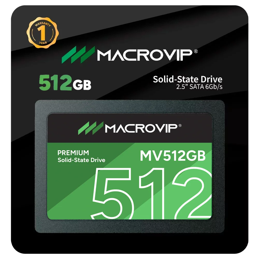 Imagem 2 de 3 do produto SSD Macrovip 512gb 2.5" Sata 3 - Mv512gb