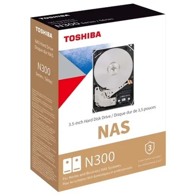 Hd Toshiba 8tb N300 Nas 3.5" Sata 3 7200rpm - Hdwg780xzsta (garantia Br)