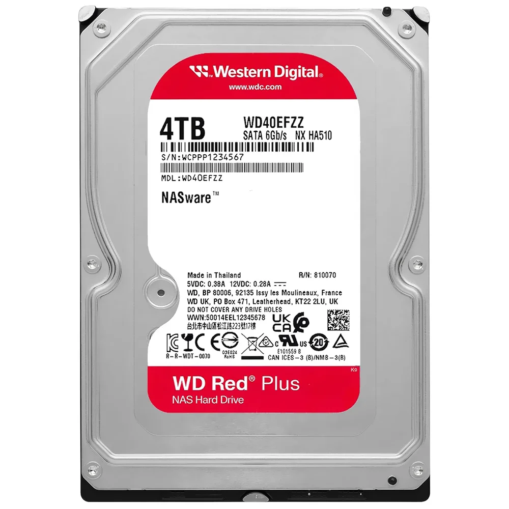 Western Digital WD Red 4TB WD40EFAX 2個 Produtos com até 15 OFF no PIX KaBuM