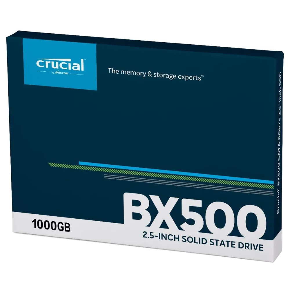 Imagem 2 de 3 do produto SSD Crucial 1TB Bx500 2.5" Sata 3 - Ct1000bx500ssd1