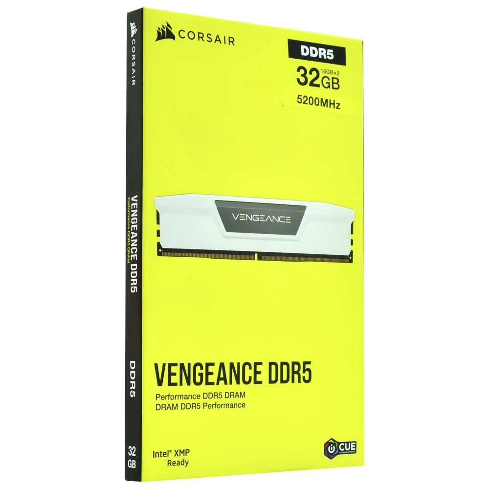 Imagem 2 de 3 do produto Memória Ram Corsair Vengeance 32gb (2x16gb) 5200mhz - Branco (cmk32gx5m2b5200c40w)