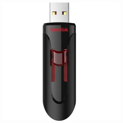 Pendrive Sandisk Z600 Cruzer Glide 128GB Usb 3.0 - Preto