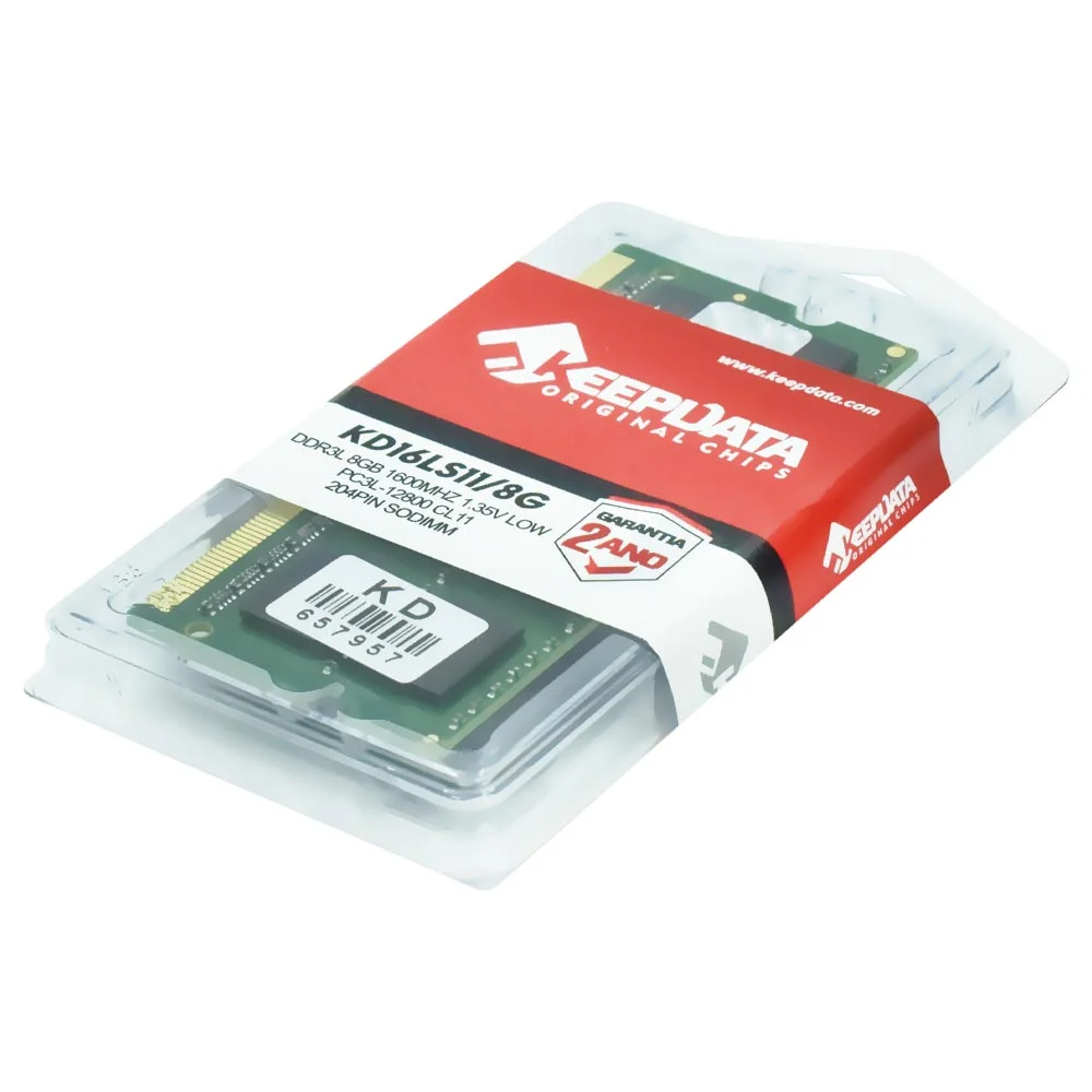 Imagem 3 de 3 do produto Memória Ram Para Notebook Keepdata Ddr3l 8GB 1600mhz - Kd16ls11/8g