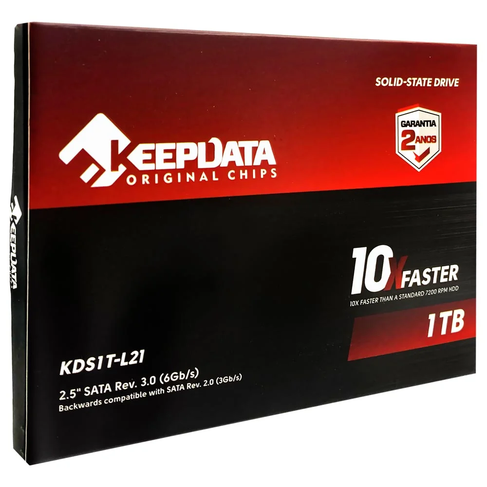 Imagem 2 de 3 do produto SSD Keepdata 1TB 2.5" Sata 3 - 10x Kds1t-l21