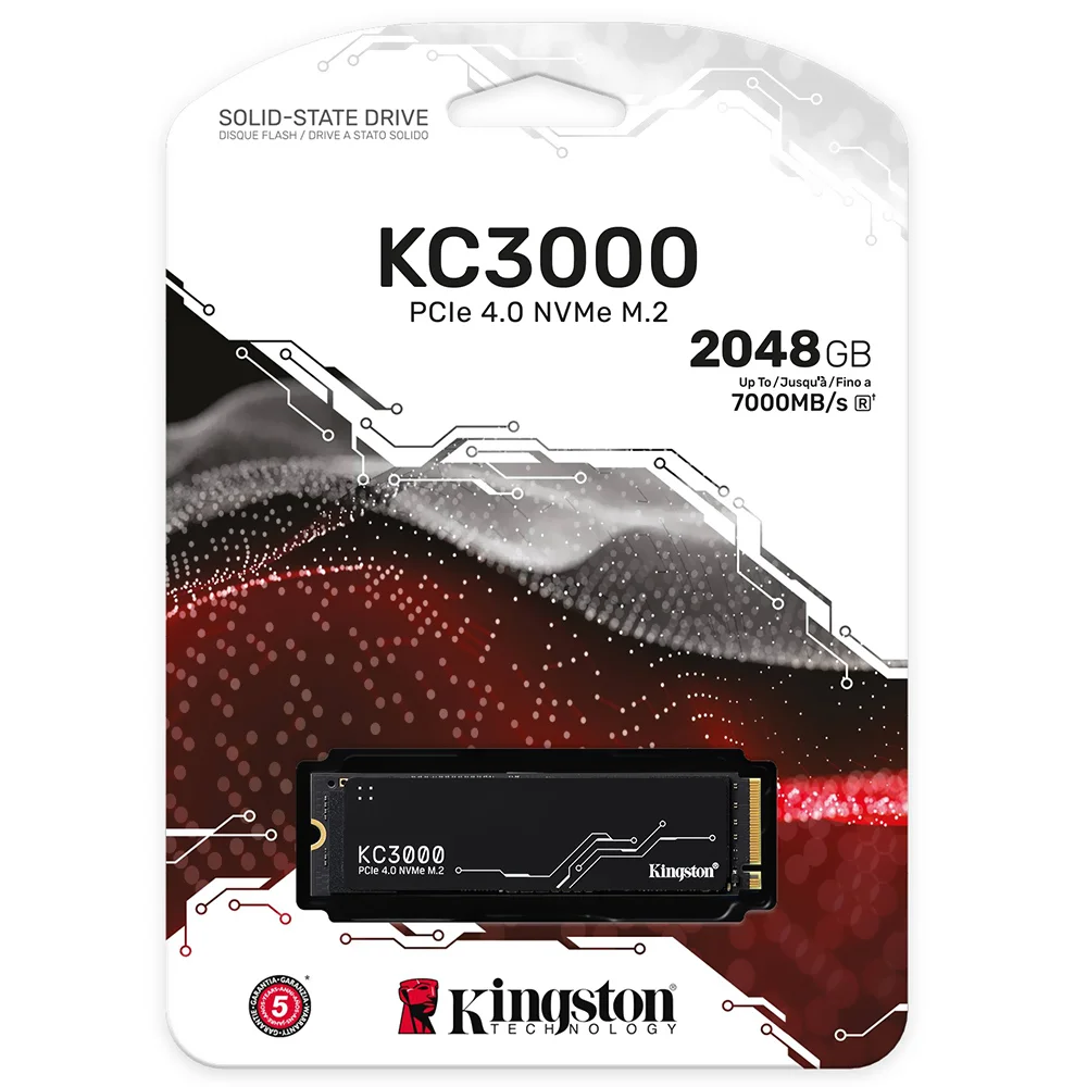 Imagem 2 de 3 do produto SSD Kingston M.2 2TB Kc3000 Nvme - Skc3000d/2048g
