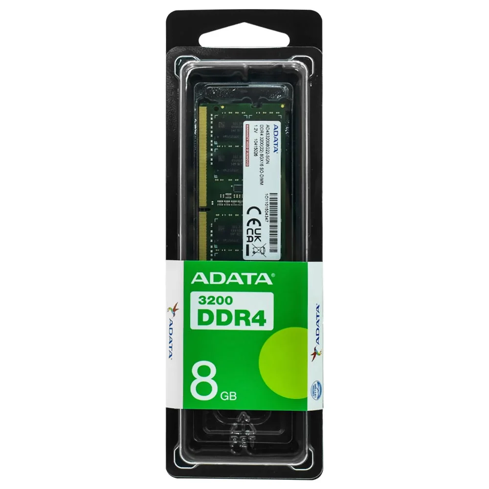 Imagem 2 de 3 do produto Memória Ram Para Notebook Adata Ddr4 8GB 3200mhz - Ad4s32008g22-sgn
