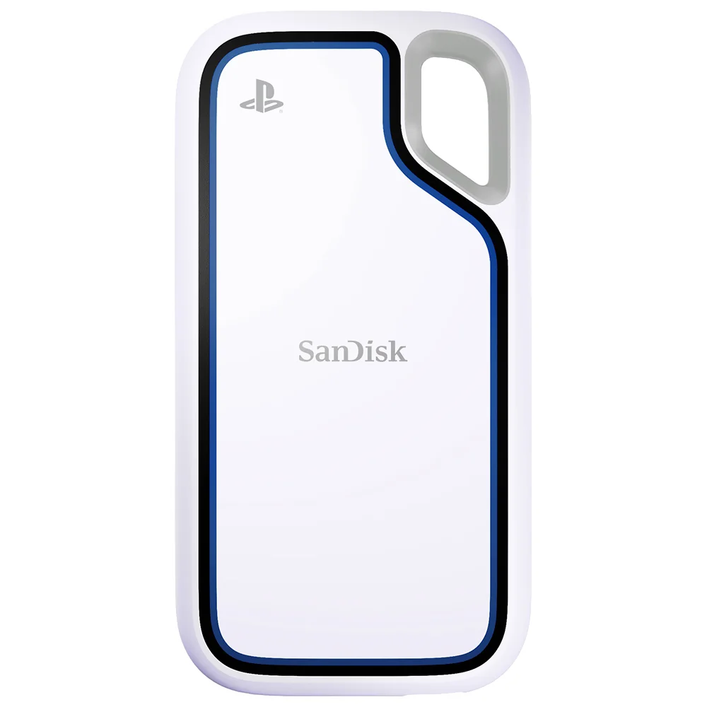 Imagem 2 de 3 do produto SSD Externo Sandisk 2TB Extreme Ps5 Portátil / Usb-c 3.2 - Branco (sdssde62p-2t00-g25)