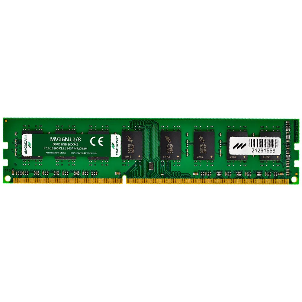 Memória Ram Macrovip Ddr3 8GB 1600mhz - Mv16n11/8