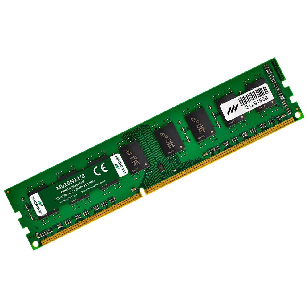 Imagem 2 de 3 do produto Memória Ram Macrovip Ddr3 8GB 1600mhz - Mv16n11/8