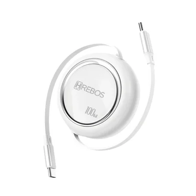 Cabo Smartphone Hrebos Cb-360c Fast Vortex 100w Usb-c 1m