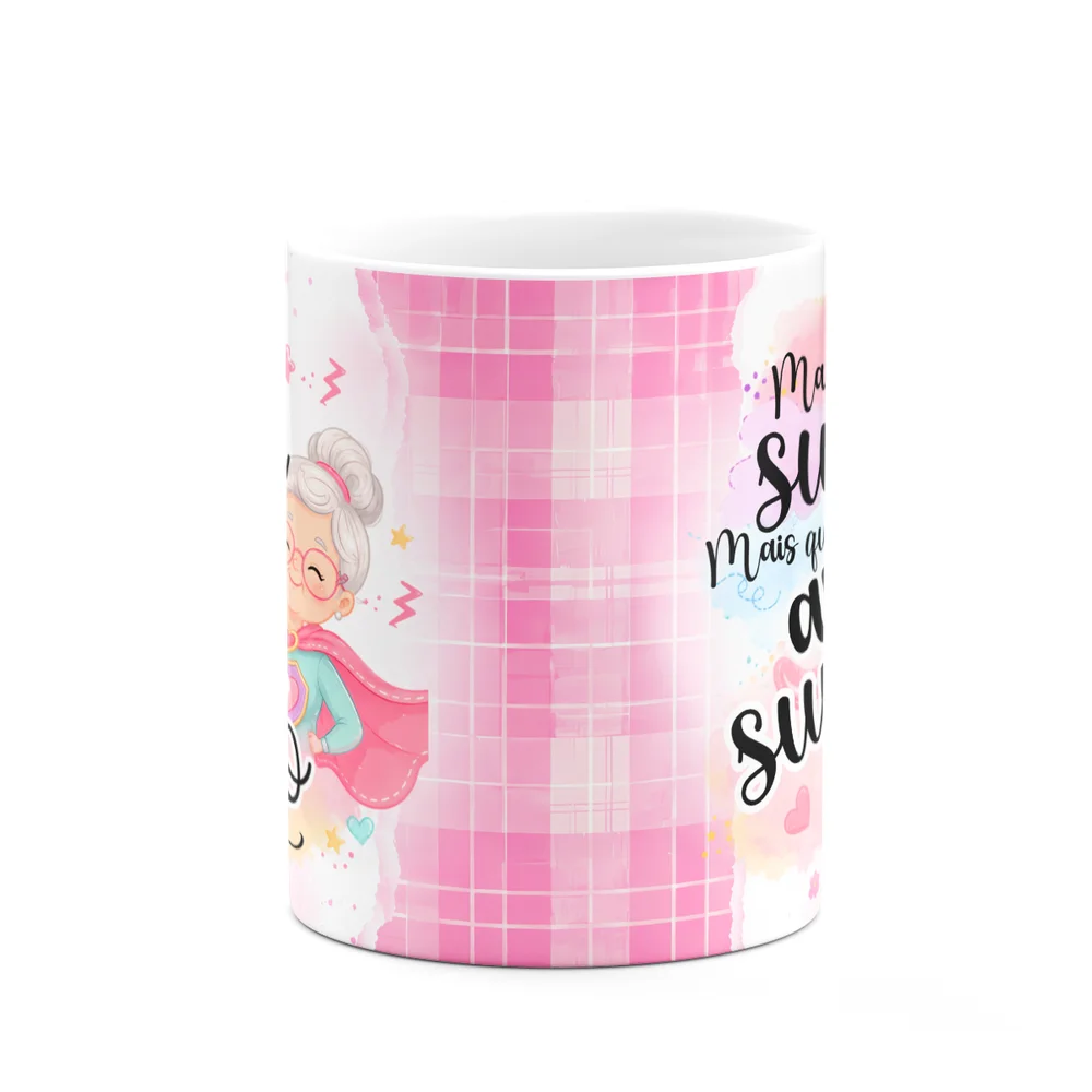 Imagem 2 de 5 do produto Caneca Avós - Mais Que Super Avó - 325ml