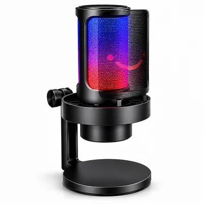 Microfone Fifine A8 RGB Usb