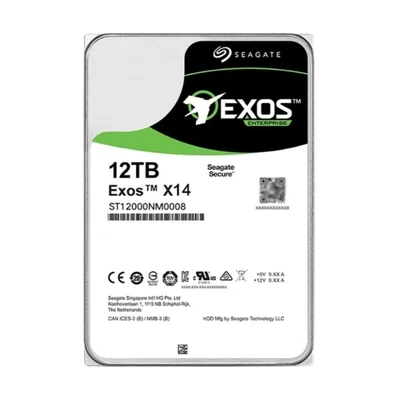 Hd 12TB Sata 3 256mb 7200 Rpm 3,5 Exos X14 St12000nm0008 Seagate
