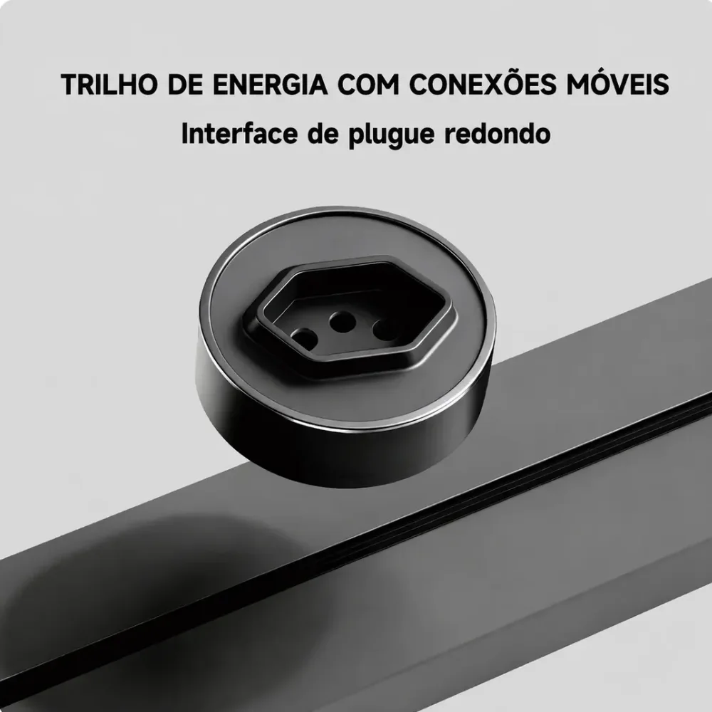 Imagem 4 de 5 do produto Trilho De Energia Modular 80cm 4 Tomadas Removiveis E Usb C