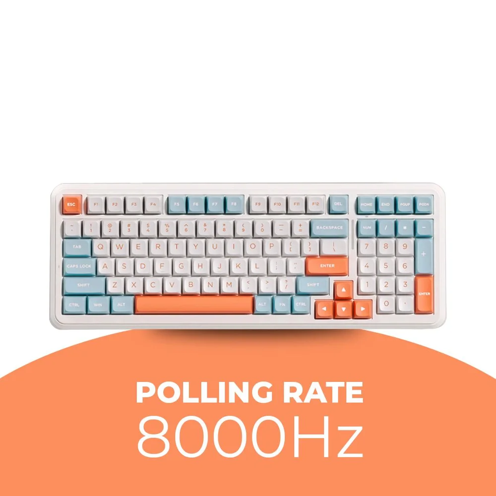 Imagem 4 de 5 do produto Teclado Gamer Sem Fio Mchose K99 V3 8k Polling Socd RGB 360°