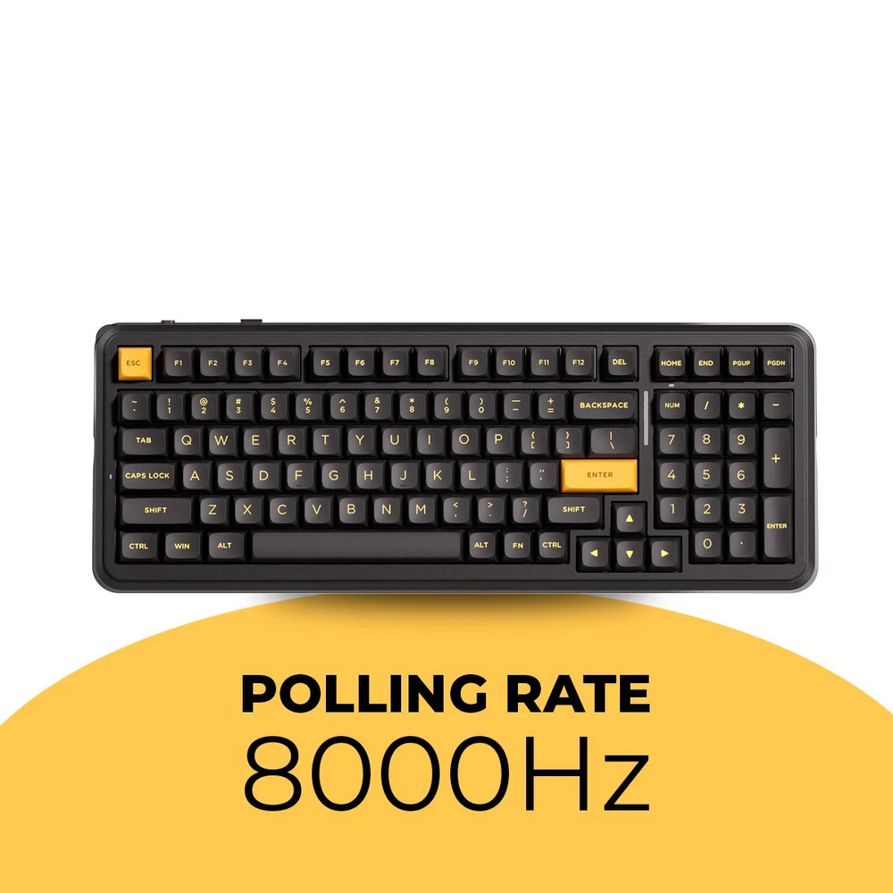 Imagem 2 de 5 do produto Teclado Mecânico Gamer Mchose K99 V3 98% Knob Tri-mode RGB
